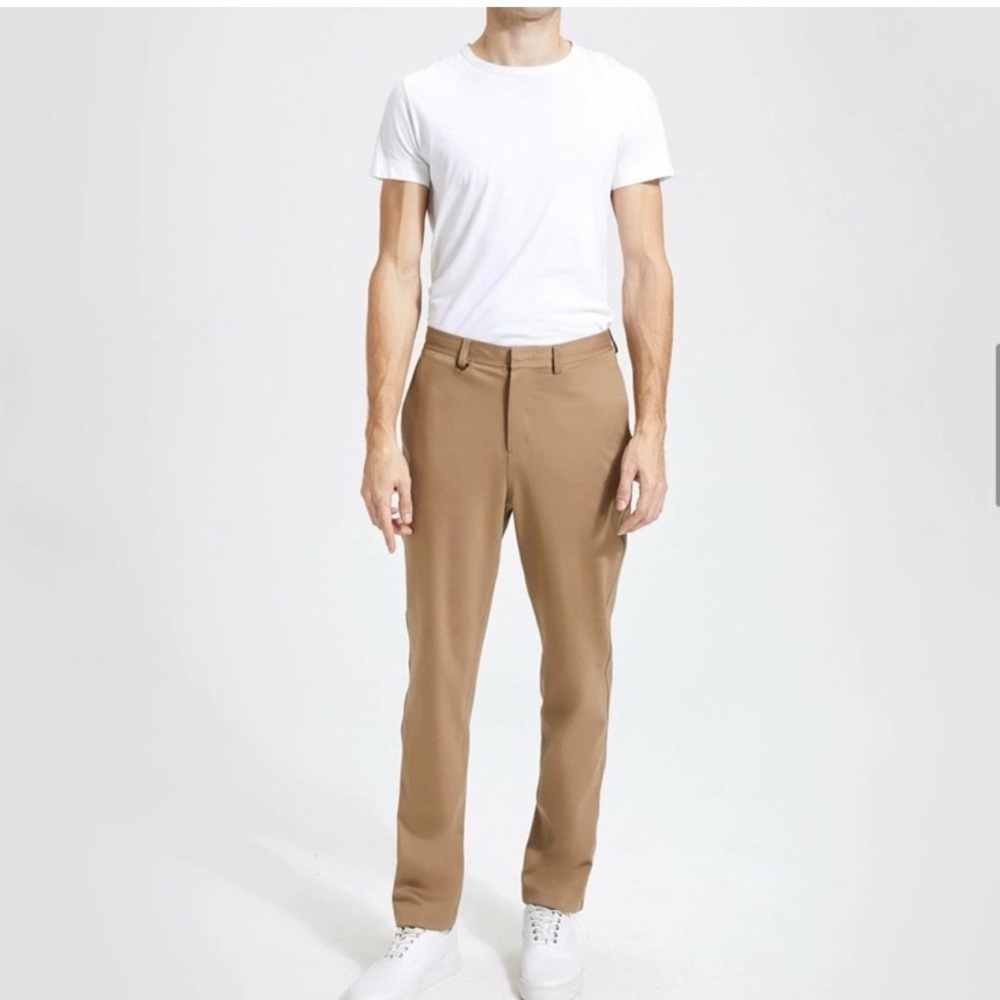 Theory Men Morgan Contact Pointe Tan Dress Pants Trousers 30x32